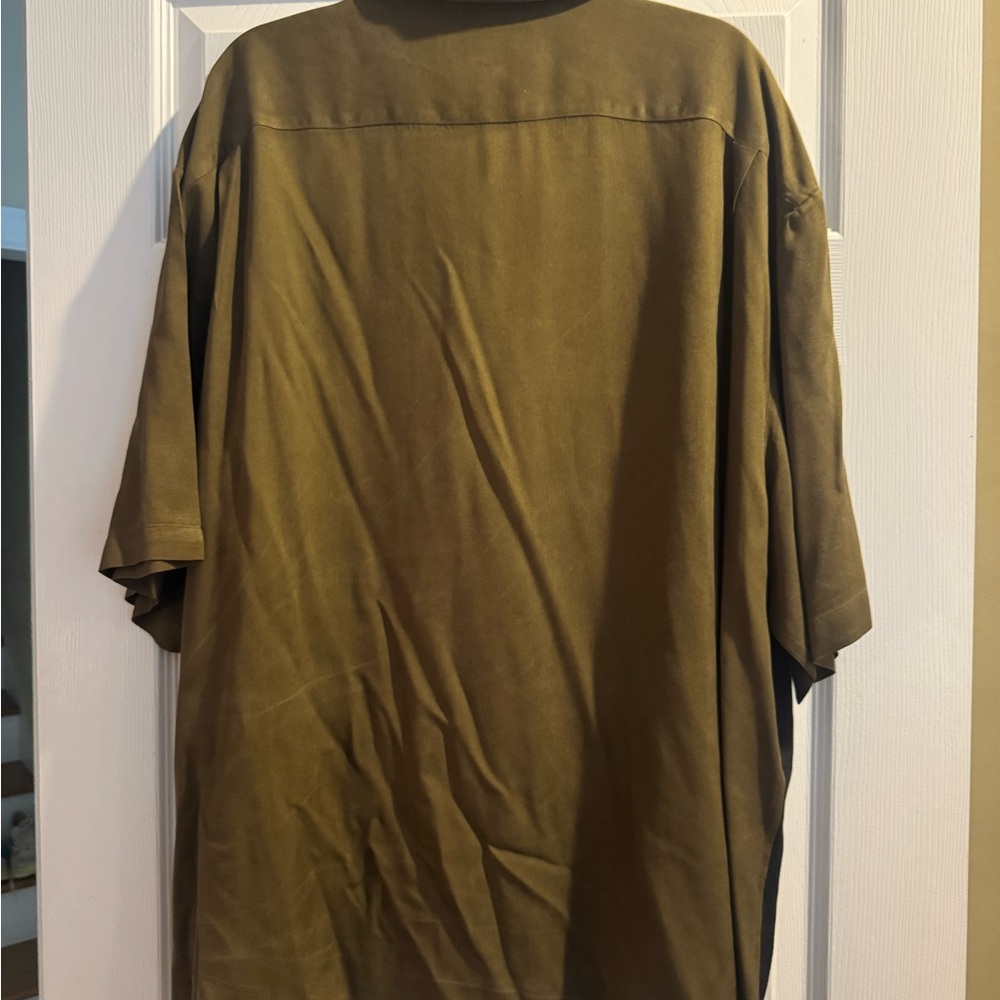 VTG Nat Nast Two Tone Silk Short Sleeve Camp Shirt XXL - Picture 2 of 5